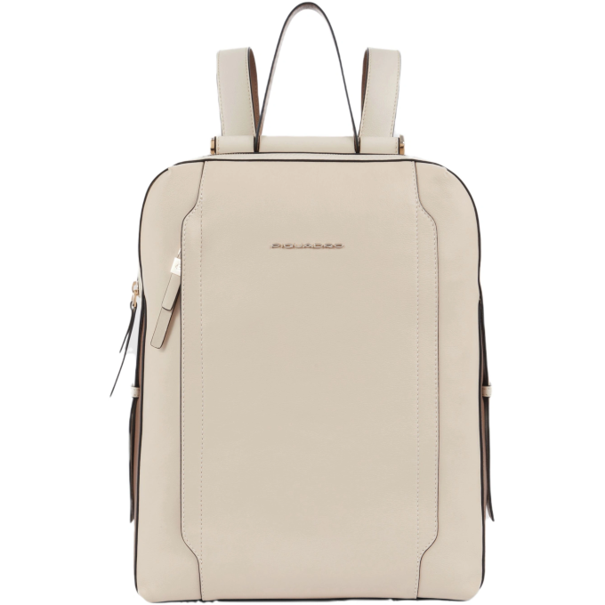 Рюкзак женский PIQUADRO CIRCLE CA4576W92/BECU бежевый/кофейный кожа